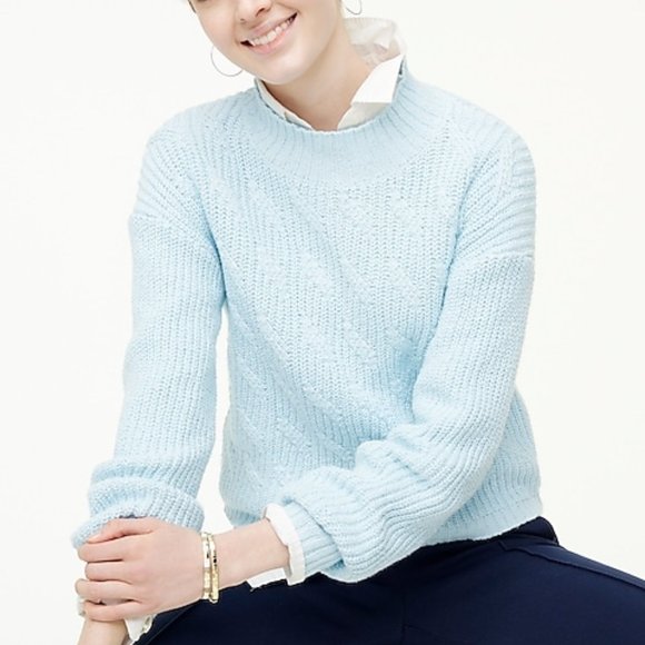 J. Crew Light Blue Women's Sweater - Picture 6 of 8